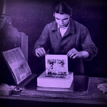 Machine pour imprimer carte postale