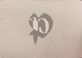 Verso carte postale vierge