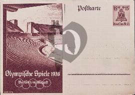 Recto carte postale recto carte postale Stade olympique de Berlin 1936