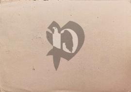 Verso carte postale vierge