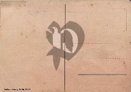 Verso carte postale vierge