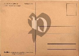Verso carte postale vierge inscription magazine DerAdler les Stukas attaquent 1939