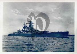 Recto carte postale navire de guerre Allemand sur mer croiseur Admiral Scheer 