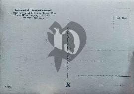 Verso carte postale vierge