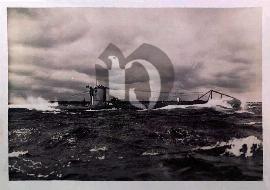 Recto carte postale ancienne	sous-marin Allemand de la Kriegsmarine 1940