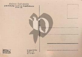 Verso carte postale vierge