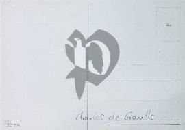 Verso carte postale vierge