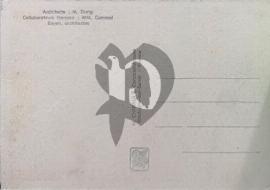 Verso carte postale vierge