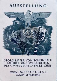 Recto carte postale aigle croix gammée carte grand reich allemand 1942