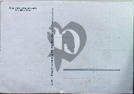 Verso carte postale vierge