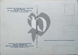 verso carte postale vierge Deutschen Lufthansa Europe Amérique du sud