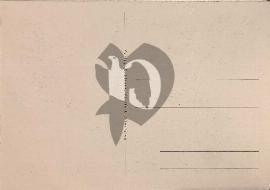 Verso carte postale ancienne vierge inscription Verlag O . Struck, Berlin Lichterfelde