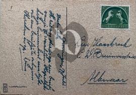 Verso carte postale ancienne