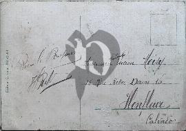 verso carte postale ancienne vierge
