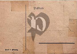 Verso carte postale ancienne vierge