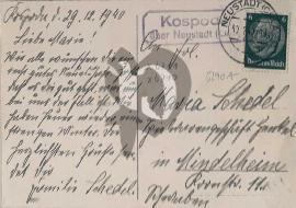 Verso carte postale