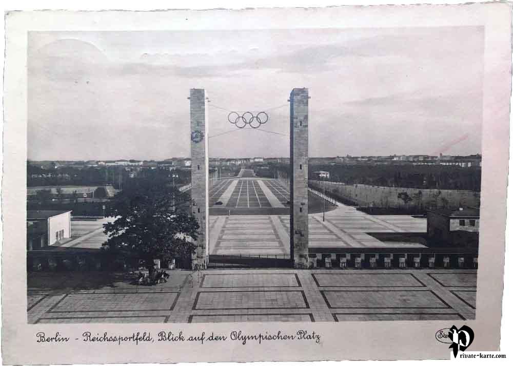 Carte postale du stade Olympique