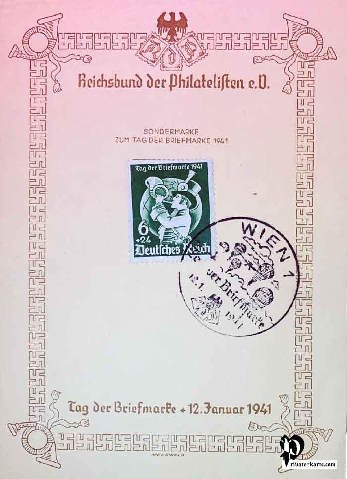 Tag der Briefmarke 12 Januar 1941